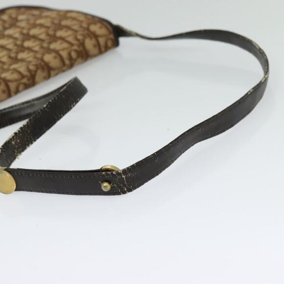 DIOR Trotter Canvas Shoulder Bag Brown - Picture 7 of 12